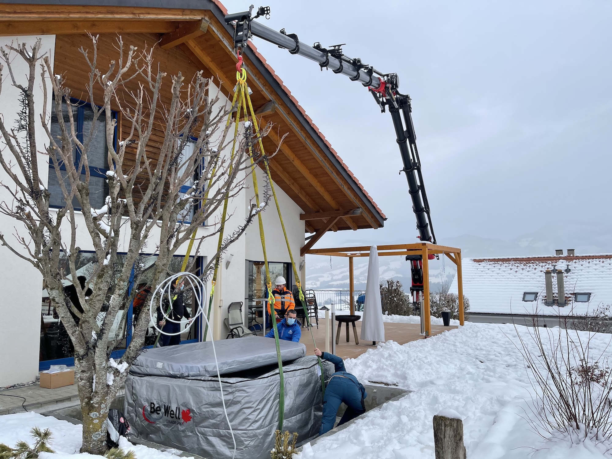 Spa tonneau à débordement sur mesure à Èze